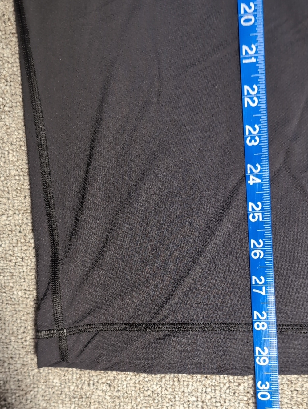 Lululemon Precise Tee Mesh Size XXL in Gray/Black Workout Running Gym - Picture 10 of 10